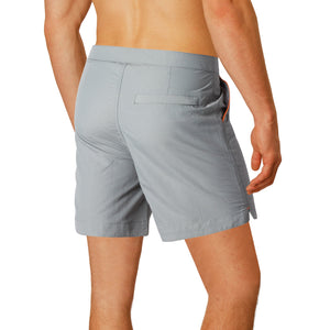 Rio 6.5" Anchor Grey with Boto Pouch Lining Swim Trunks